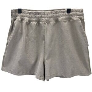 Beyond Yoga Trek Space Dye Women Size L High Waist 3.5" Shorts Active Athleisure